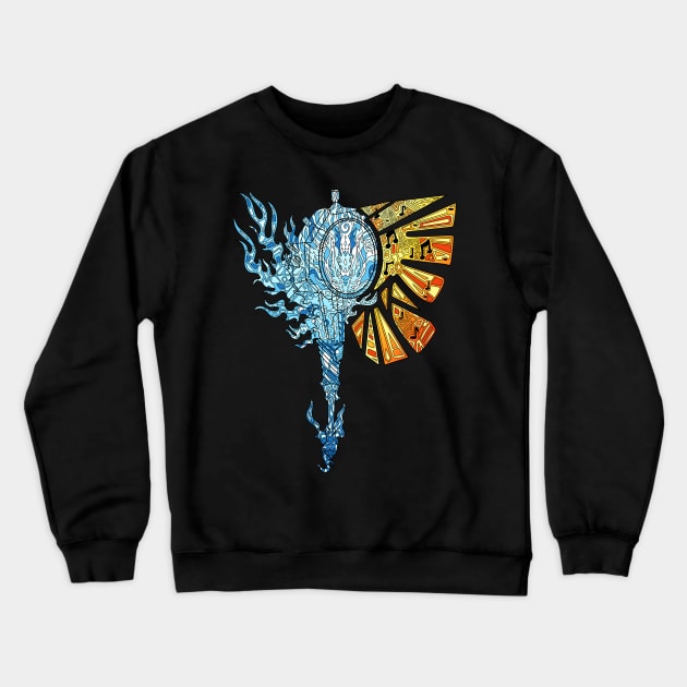 Hunting Horn monster hunter Crewneck Sweatshirt by paintchips